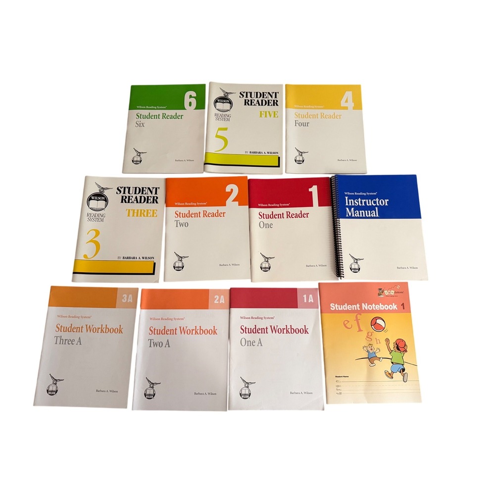 Wilson Reading System Fundations Lot 11 Books Workbooks Readers Manual